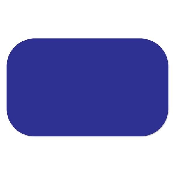 Ergomat 4inx4in DuraStripe Mean Lean Rounded Strip Blue, 60PK DSML-STRIP-4x4R-B-KIT - main